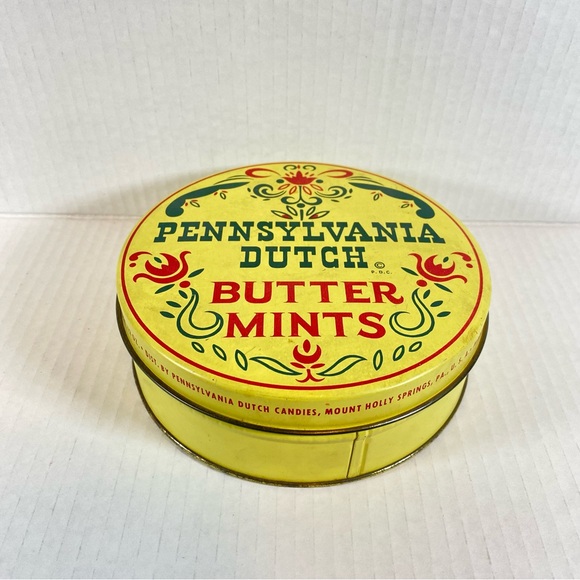 Vintage Pennsylvania Dutch Butter Mints Tin - Picture 3 of 5